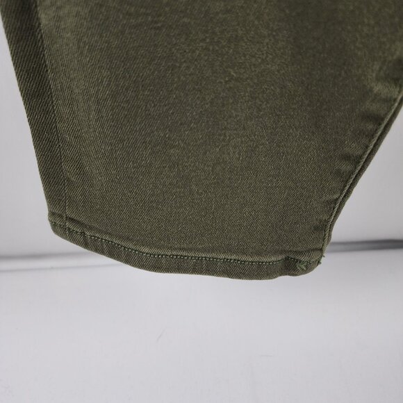 Warp + Weft Jeans Mens 28x30 Green Ams Amsterdam Slim Denim NWT - Picture 7 of 13